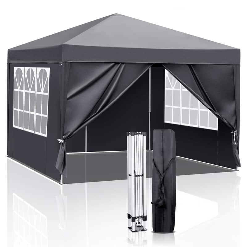 3 x 3m Practical Waterproof Folding Tent 3 Colors - Grey