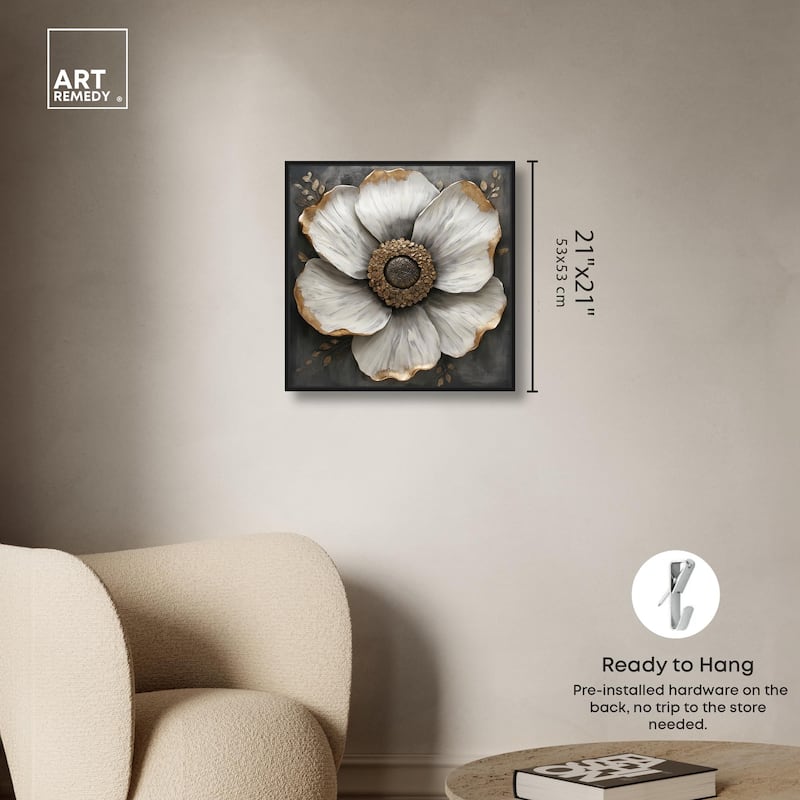 Sculpted Sepals I Canvas by Art Remedy