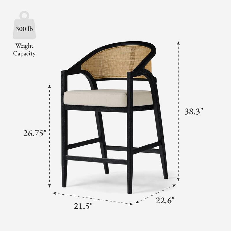 Maven Lane 27" Chloe Counter Height Kitchen Stool