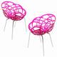 Option Transparent Purple Shell & Chrome-Plated Legs
