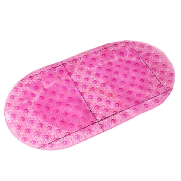 PVC Foot Shape Ground Floor Foot Mat - red