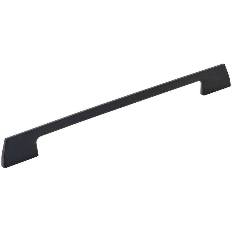 Amerock BP37303 Angle 10-1/16" Center to Center Handle Cabinet Pull - Matte Black