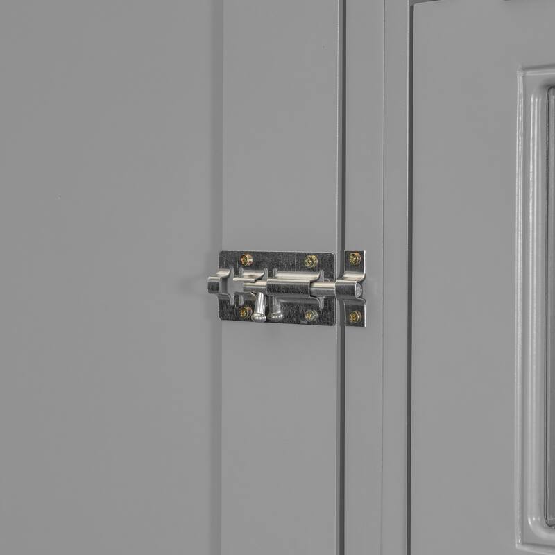 Wooden Twin Size Murphy Bed Wall Bed Frame with TV Stand, Solid Wood Storage Murphy Bed Cabinet, No Box Spring Needed