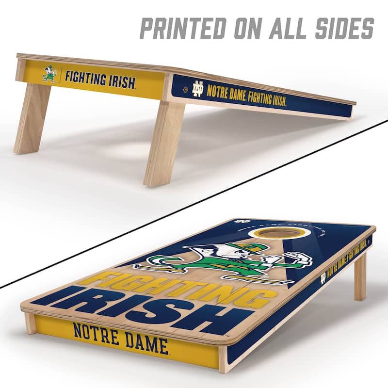 Notre Dame Fighting Irish NCAA 2x4 Professional Cornhole Board Set