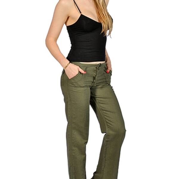 Shop Jean Legacy Womens Soft Palazzo Style Linen Wide Leg Pants