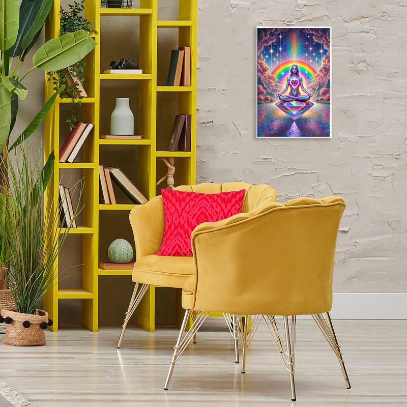 Stupell Spiritual Enlightenment Meditation Wall Plaque Art Design By Spirit of the Rainbow