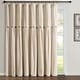 preview thumbnail 14 of 152, Lush Decor Linen Button Single Panel Window Curtain