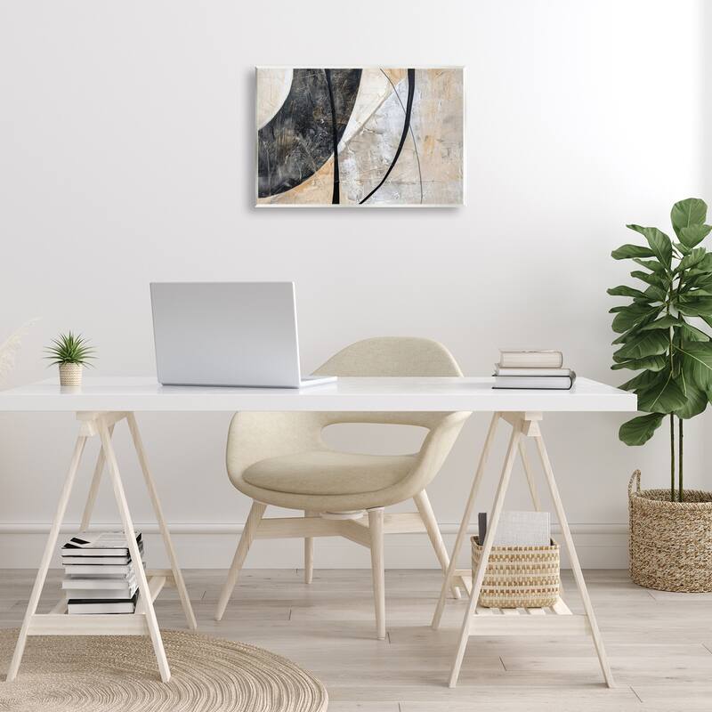 Stupell Arched Urban Abstract Wall Plaque Art Design By LSR Creative Studio