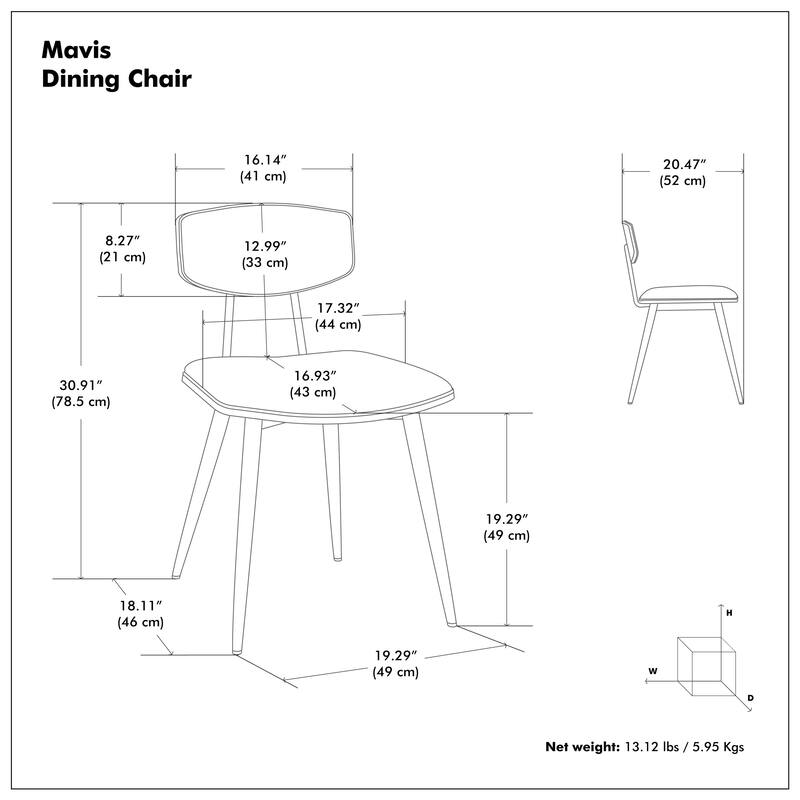 Simpli Home Mavis / Draper 7-Piece Dining Set