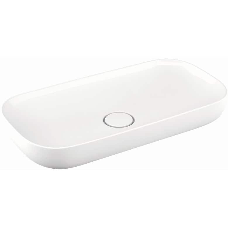 WS Bath Collections Vision 35-2/5" Ceramic Vessel Bathroom Sink