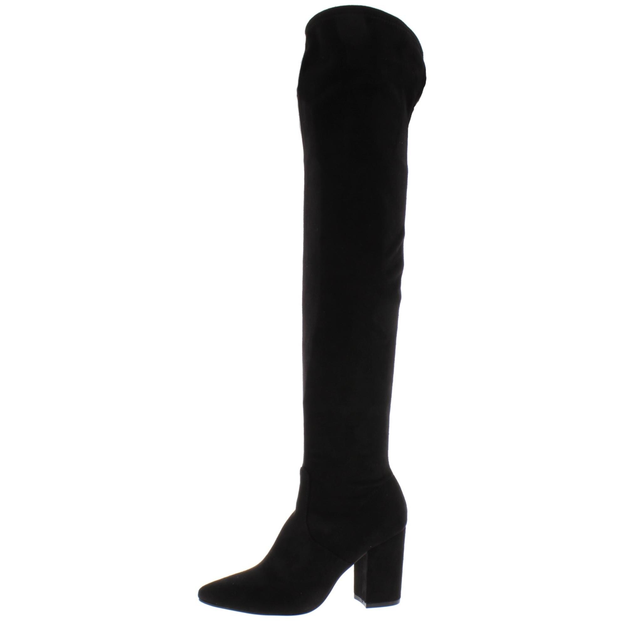 Rational Over-The-Knee Boots Faux Suede 