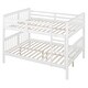 preview thumbnail 8 of 36, Solid Pine Full Size Bunk Bed with Ladder, Headboard and Footboard, for Bedroom or Guest Room