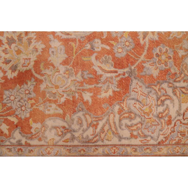 ECARPETGALLERY Hand-knotted Antalya Vintage Rust Wool Rug - 9'10 x 13'2