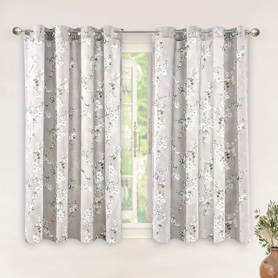 DriftAway Mackenzie Room Darkening Window Curtain Panel Pair