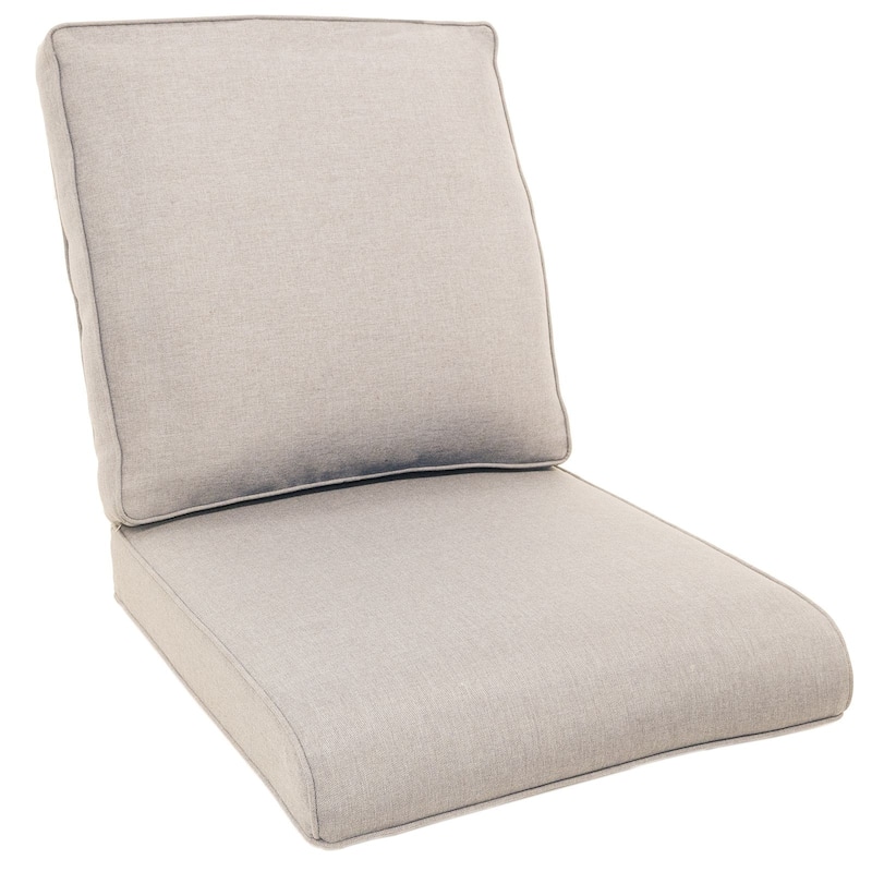 Pocassy 22x25x4" Outdoor Cushion for Swivel Chairs Sofa Set - Beige Cushion - 1 Set Seat & Back Cushion