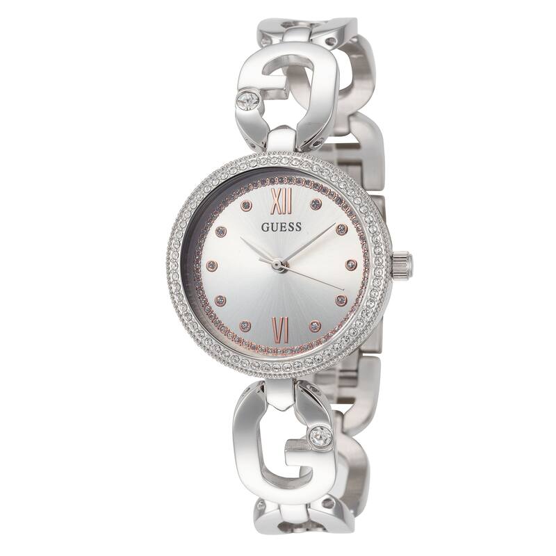 Guess Women's Empower 30mm Quartz Watch GW0693L1 - Silver-Tone - One Size