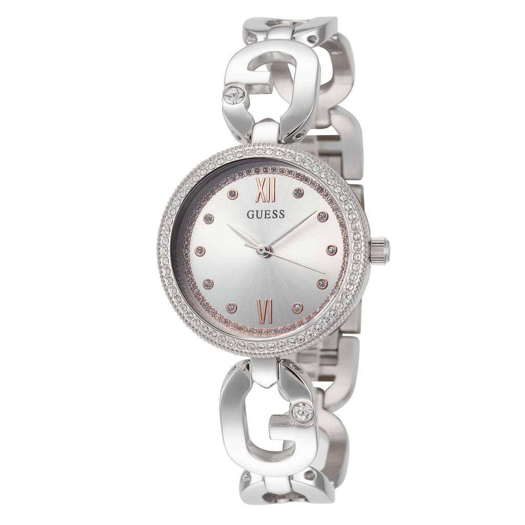 Guess Women's Empower 30mm Quartz Watch GW0693L1 - Silver-Tone - One Size