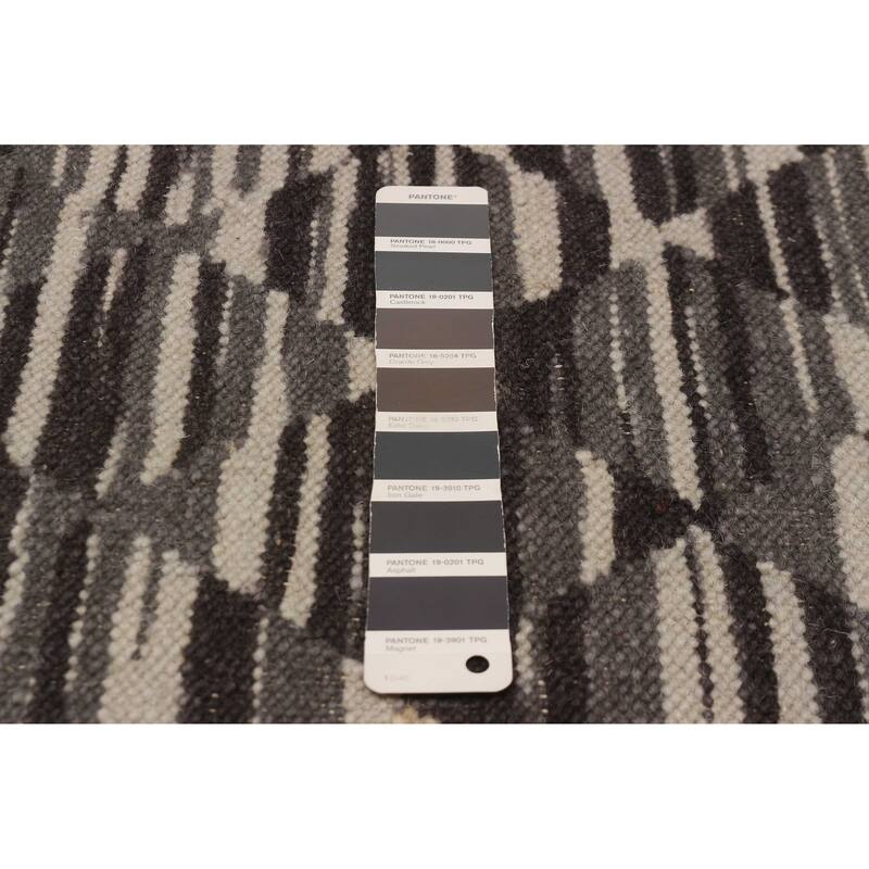 Ankara FW Grey, Khaki Kilim 5'2" x 8'1" - 5'2 x 8'1