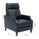 preview thumbnail 20 of 44, Brooklyn Faux Leather Push Back Recliner by Greyson Living