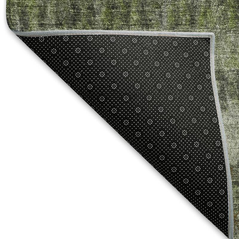Machine Washable Indoor/ Outdoor Abstract Ombre Chantille Rug
