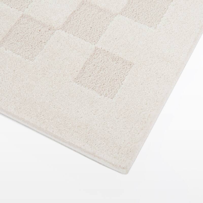 Abram Checkered High-Low Indoor/Outdoor Area Rug