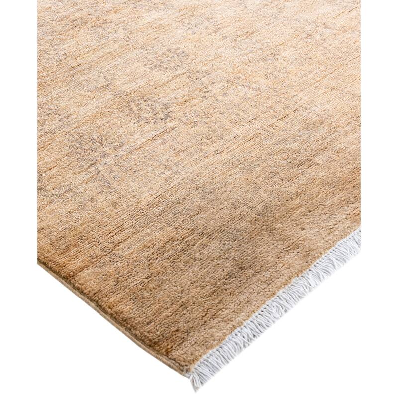 Overdyed One-of-a-Kind Hand-Knotted Area Rug - Beige - 6' 0" x 9' 1"