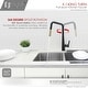 preview thumbnail 16 of 39, STYLISH Kitchen Sink Faucet Single Handle Pull Down Dual Mode Lead Free - Faucet Height: 17" | Spout Height: 9 1/2"