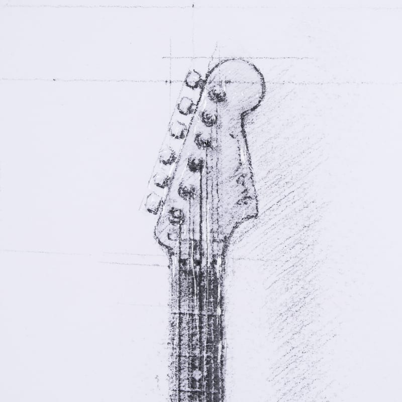 Guitar I Framed Art Print