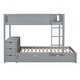 preview thumbnail 53 of 53, Twin-Over-Twin Bunk Bed with Twin size Trundle, Storage and Desk,