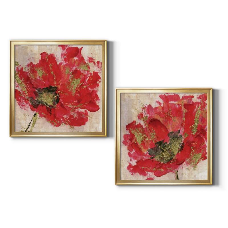 Red Infusion I Premium Framed Canvas - Ready to Hang