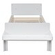 preview thumbnail 11 of 24, Modern Twin Bed with Footboard Bench Ideal for Any Youthful Bedroom