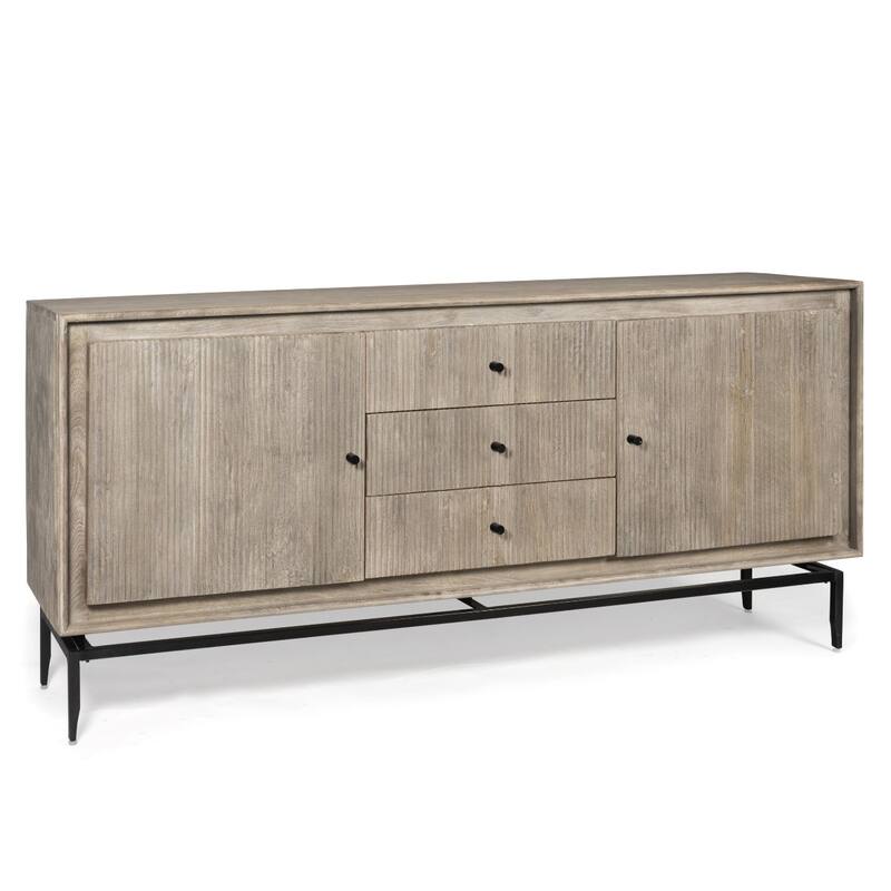 Camilo 69" Wide 3 Door Wood Sideboard - 69 x 16 x 31