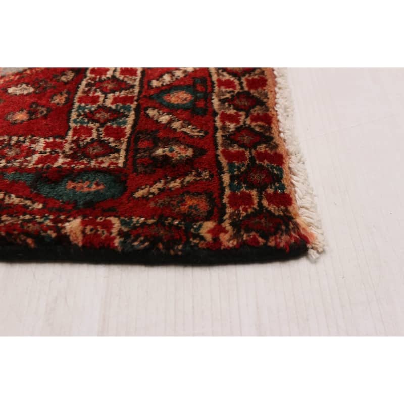 ECARPETGALLERY Hand-knotted Kayseri Vintage Red Wool Rug - 4'6 x 6'3