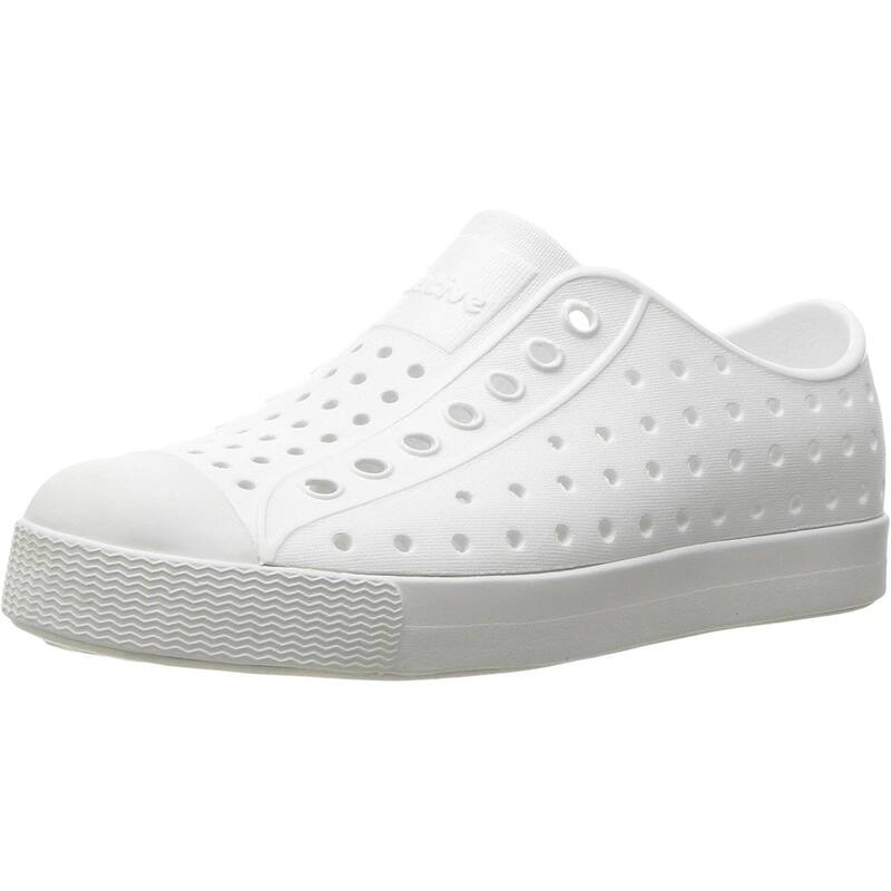Native Jefferson Child Waterproof Slip-On Sneakers - Shell White, Size C6 US