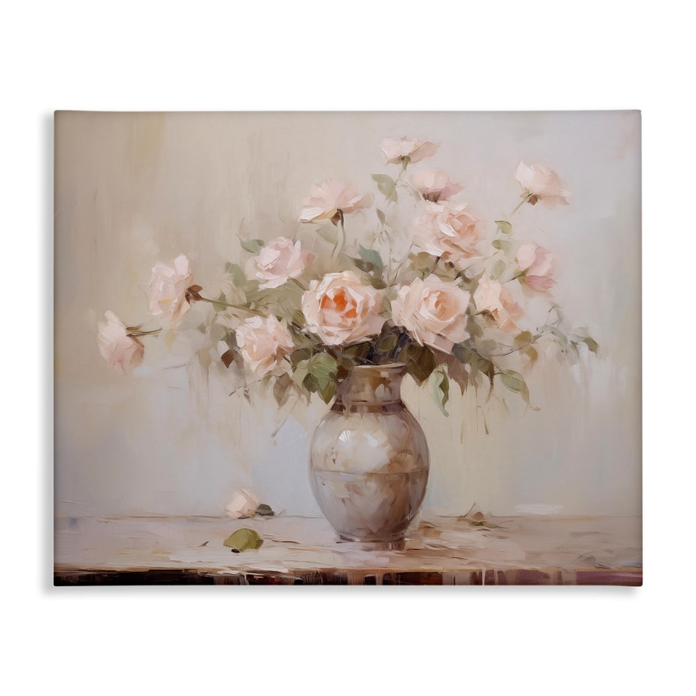 Stupell Romantic Bouquet of Roses Canvas Wall Art Design By Arlington Prints
