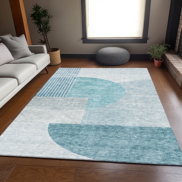 Premium Washable Super Soft Modern Deco Mayfield Rug - On Sale