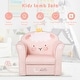 preview thumbnail 6 of 8, Gymax Kids Lamb Sofa Children Armrest Couch Upholstered Chair Toddler - See Details