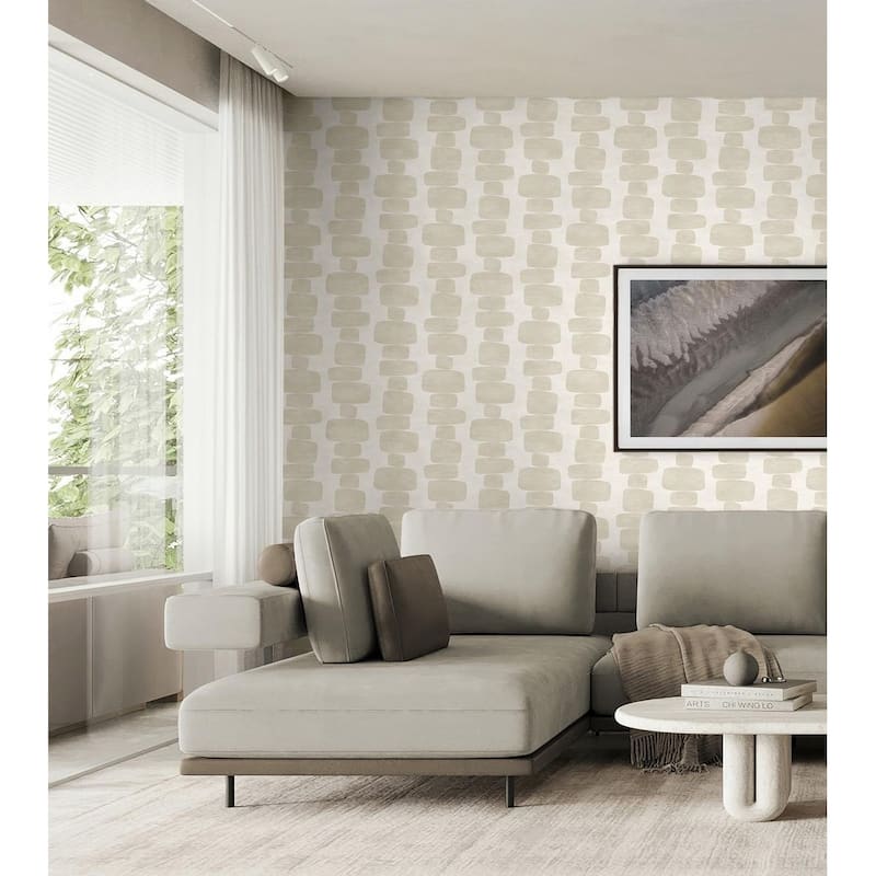 Stacy Garcia Home Stripe Block Geometric Peel and Stick Wallpaper
