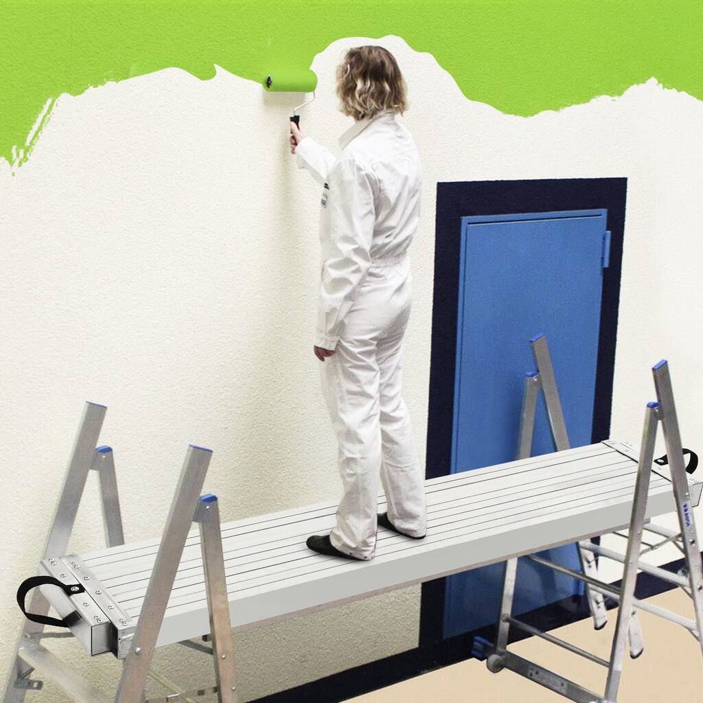 Aluminum Telescoping Plank, Scaffolding Plank with Skid-Proof Platform