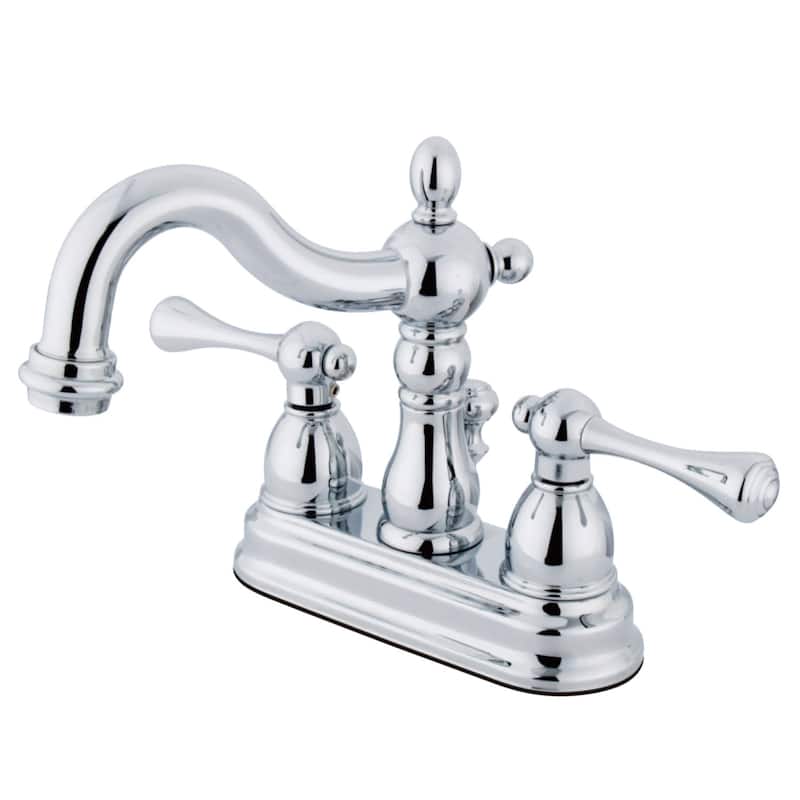 Kingston Brass Heritage Centerset Bathroom Faucet with Brass Pop-Up