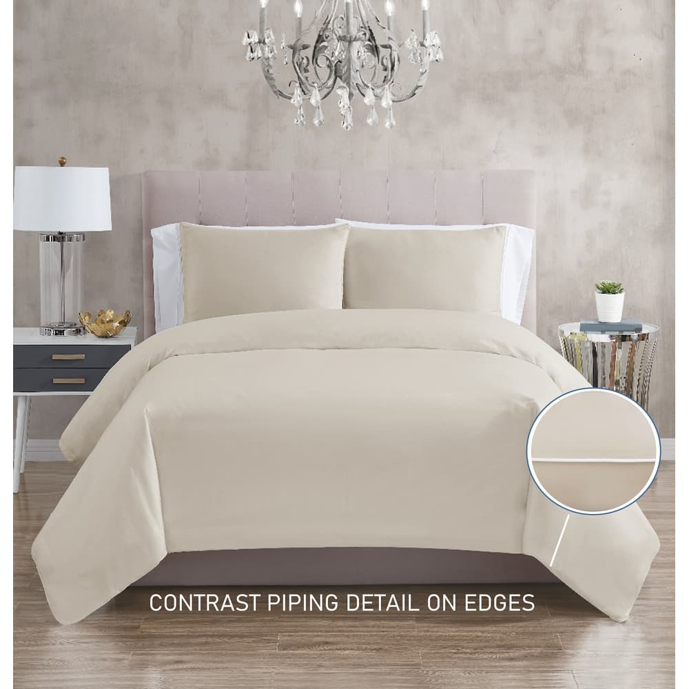 Christian Siriano NY® 300TC Cotton Sateen 3 Piece Duvet Cover Set