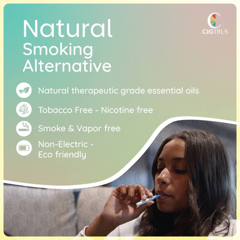 Cigtrus Natural Nicotine Free and Tobacco Free Smoking Alternative