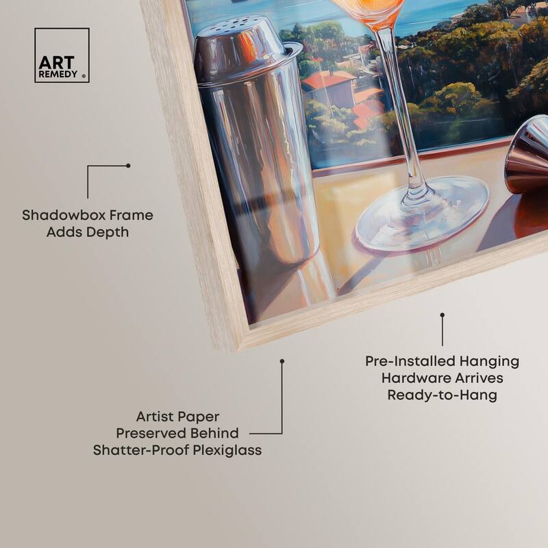 Classy Drink in Australia Shadowbox by Art Remedy