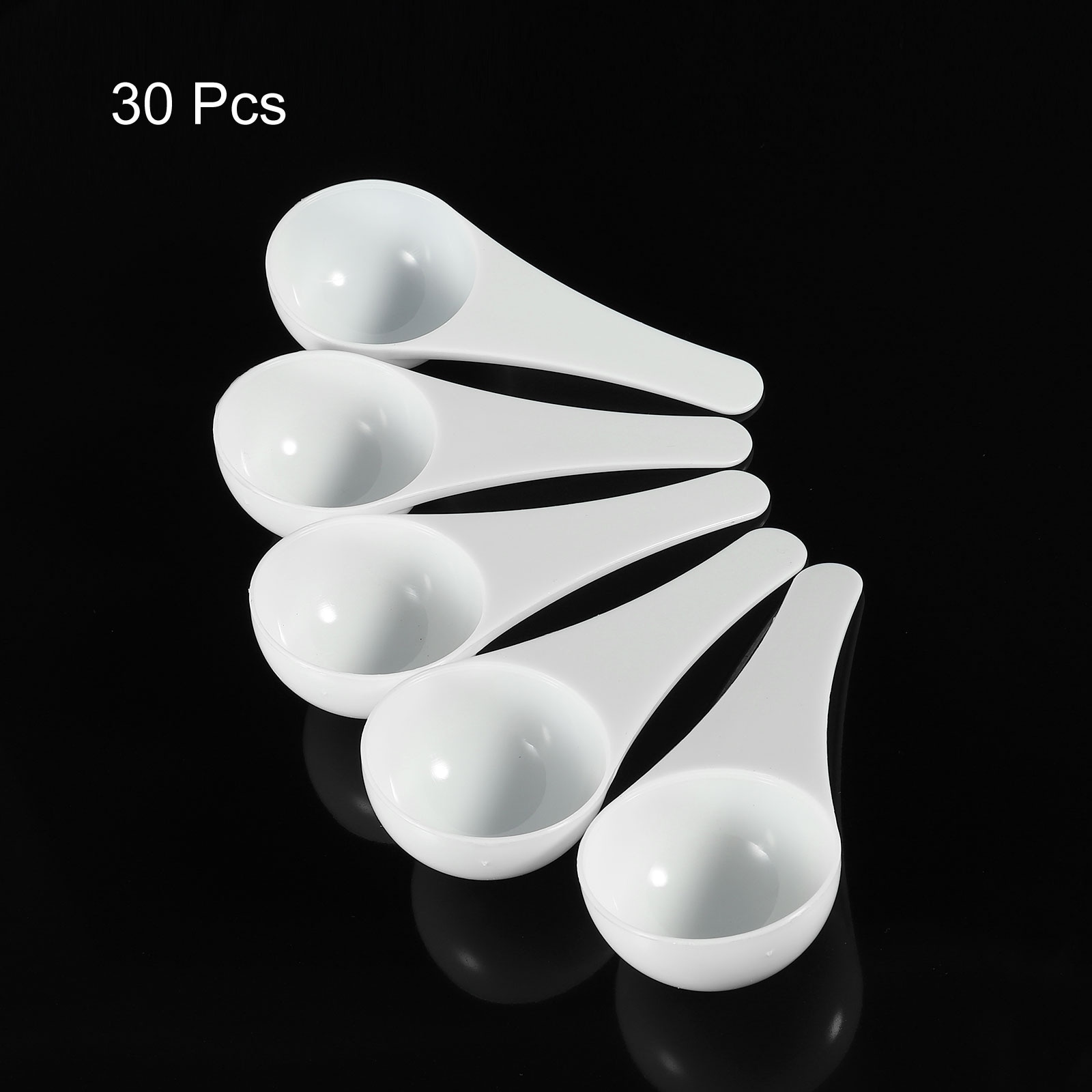Micro Spoons 1 Gram Measuring Scoop Round Bottom w Hanging Hole 30Pcs -  White - Bed Bath & Beyond - 35770756