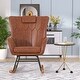 preview thumbnail 8 of 23, VECELO Rocking Chair Set of 2, Modern Upholstered Teddy Fabric Nursery Glider