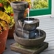 preview thumbnail 2 of 7, Outdoor Waterfall Fountain Soothing Water Fountains with LED Lights