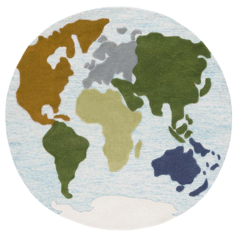 SAFAVIEH Handmade Martha Stewart Collection Resmije Globe Wool Rug