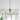 6-Light Modern Candlestick Hanging Linear Chandelier Lighting Island Chandelier for Kitchen Island