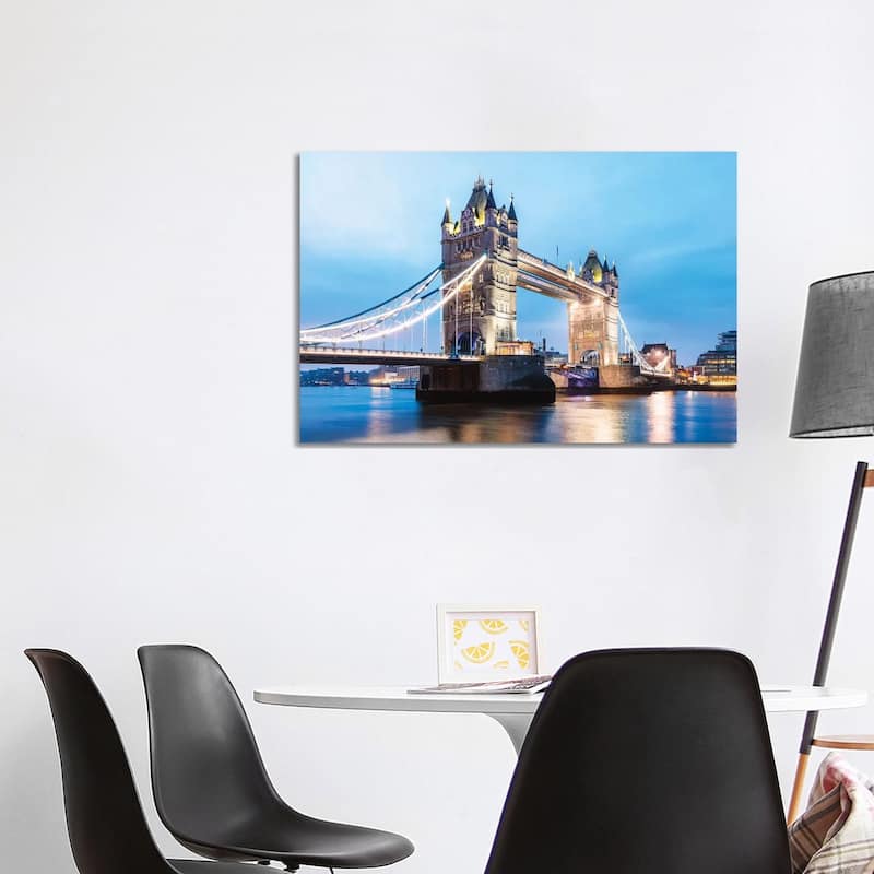 iCanvas "Tower Bridge At Night, London, UK II" by Matteo Colombo Canvas Print - 26x40x1.5