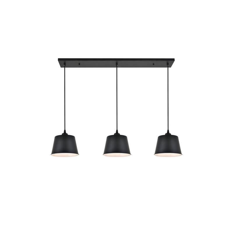 Nota 3 light black Pendant - black